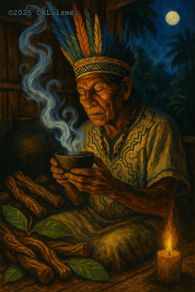 Ayahuasca Shaman in the Amazon. By CRLuismël.